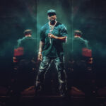 50 Cent performs on The Final Lap Tour at the Scotiabank Saddledome on September 10, 2023. Photo by Jarrett Edmund.